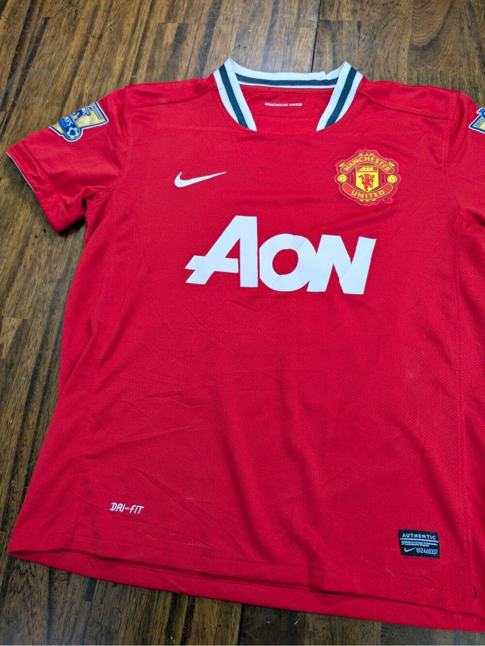 Manchester United Chicharito 14 Nike Soccer Jersey Red M